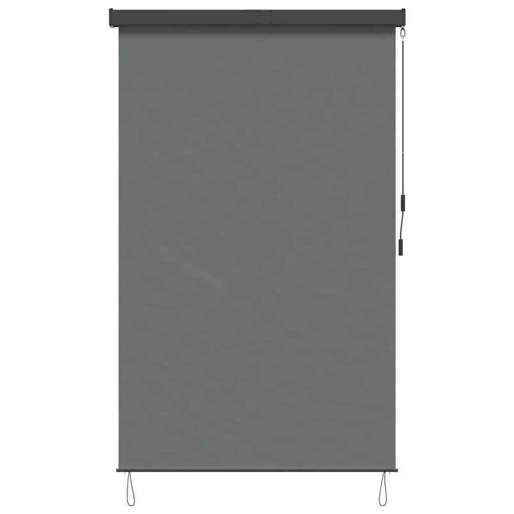 Tenda a rullo Grigio Chiaro 160 x 250 cm Tessuto e Alluminio 42037194 - Image 3