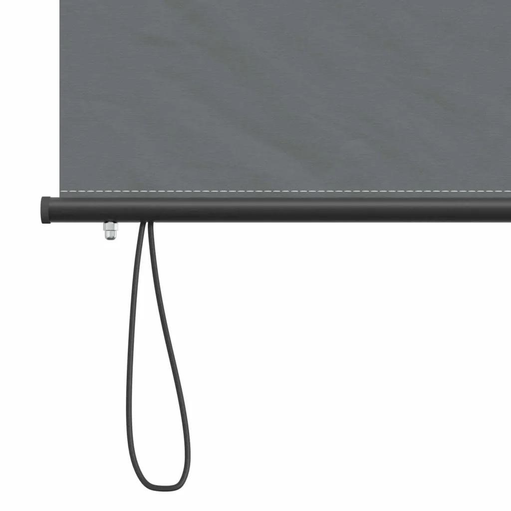 Tenda a rullo Grigio Chiaro 160 x 250 cm Tessuto e Alluminio 42037194 - Image 4
