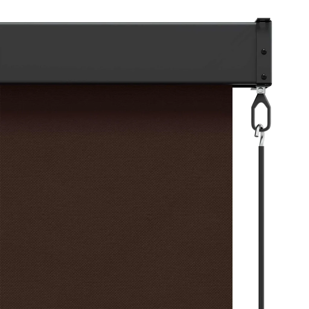 Tenda a rullo Marrone 100 x 250 cm Tessuto e Alluminio - Image 4