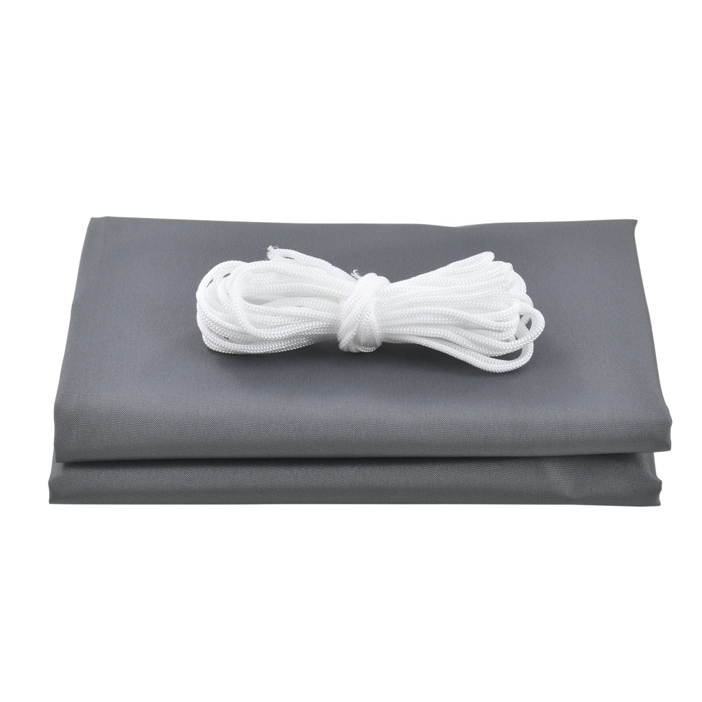 Vela Ombreggiante Patras Tenda Parasole Triangolare 400x400x400 cm Grigio Scuro [en.casa] - Image 2