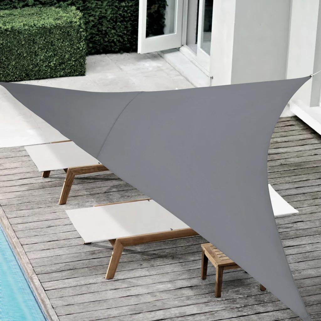Vela Ombreggiante Patras Tenda Parasole Triangolare 400x400x400 cm Grigio Scuro [en.casa] - Image 7