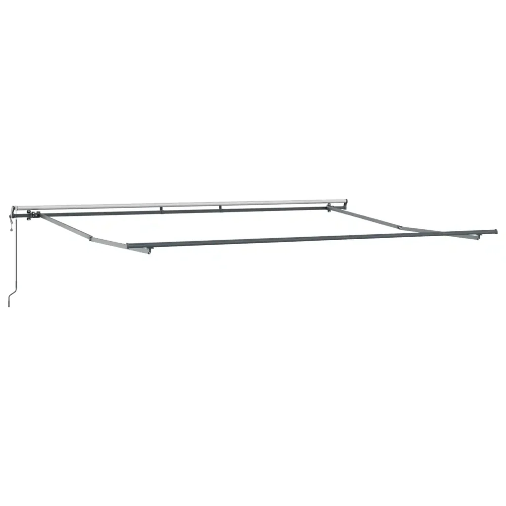 Tenda retrattile Beige 500 × 300 cm Tessuto e Alluminio 3331339 - Image 5