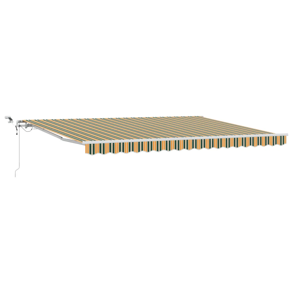 Tenda automatica retrattile con LED Verde e Giallo 450x300 cm - Image 2