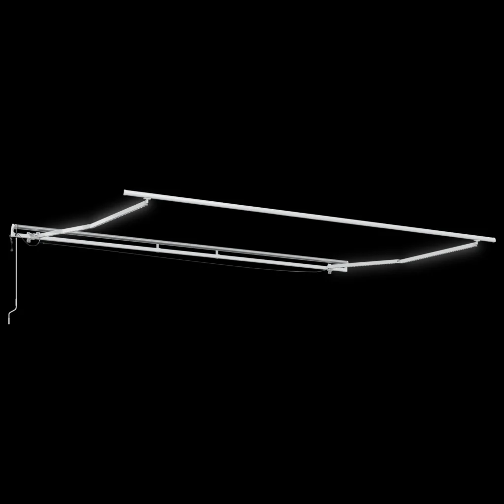 Tenda automatica retrattile con LED Verde e Giallo 450x300 cm - Image 4