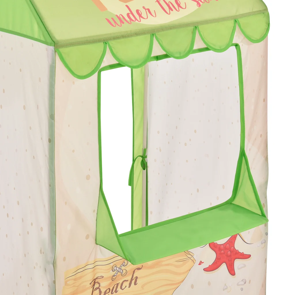 [casa.pro] Tenda da gioco per bambini - Motivo stand spiaggia - 120 x 65 x 45 cm - Image 6