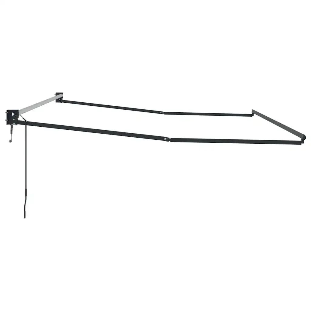 Tenda da Sole Antracite 4 × 3 m Metallo - Image 5
