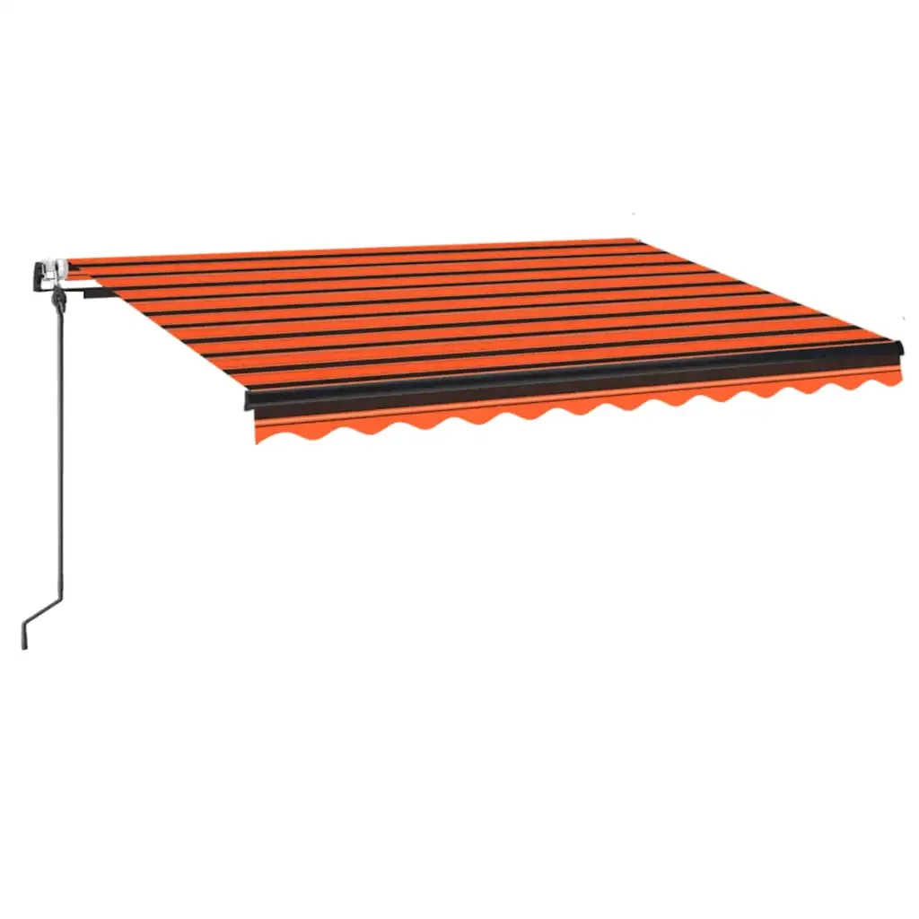 Tenda da Sole Retrattile Automatica 300x250cm Arancione Marrone - Image 2