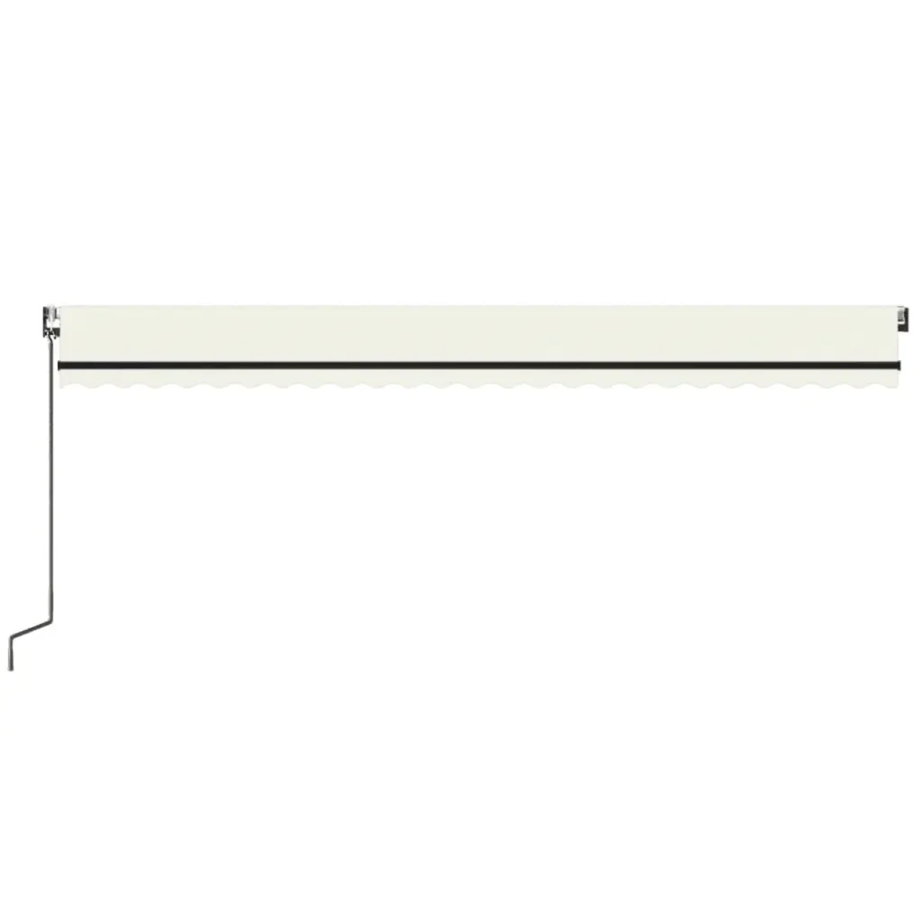 Tenda da Sole Retrattile Automatica 600x350 cm Crema 3069247 - Image 4