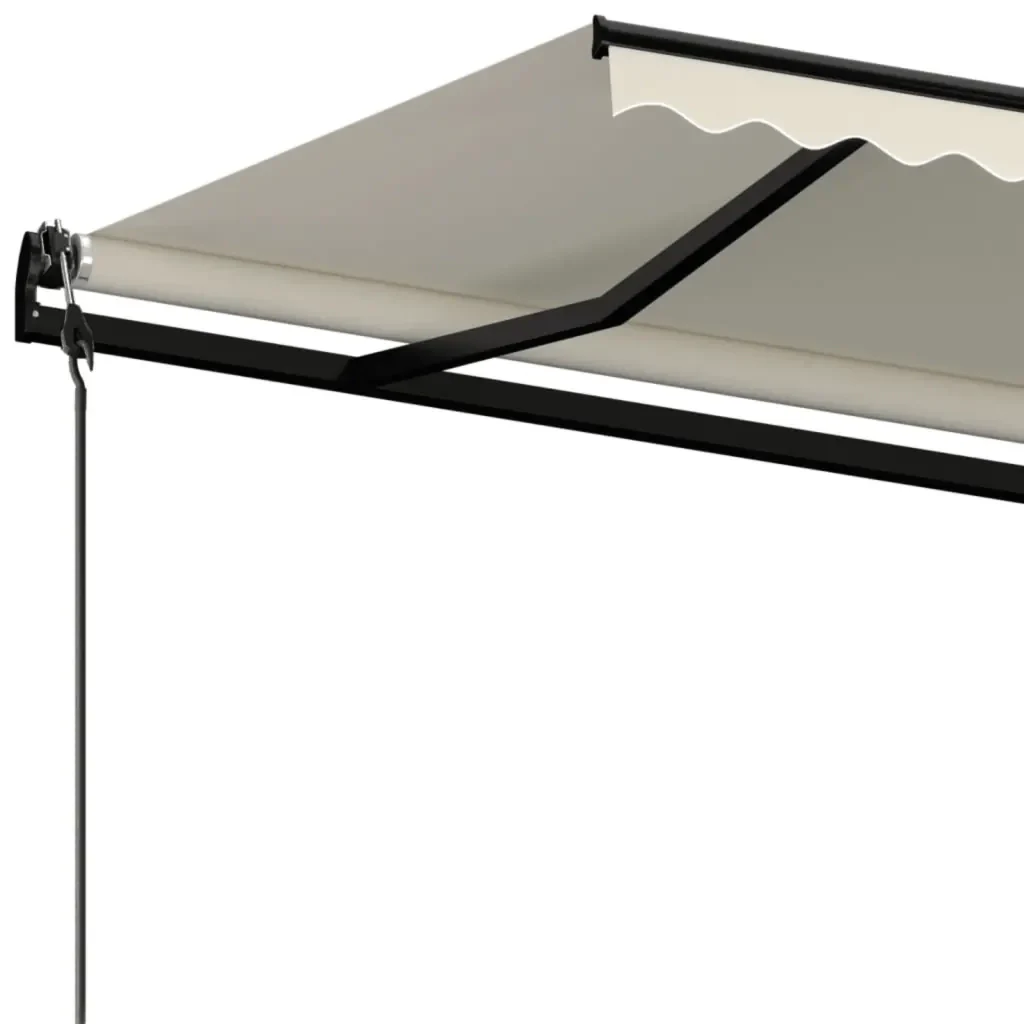 Tenda da Sole Retrattile Automatica 600x350 cm Crema 3069247 - Image 5