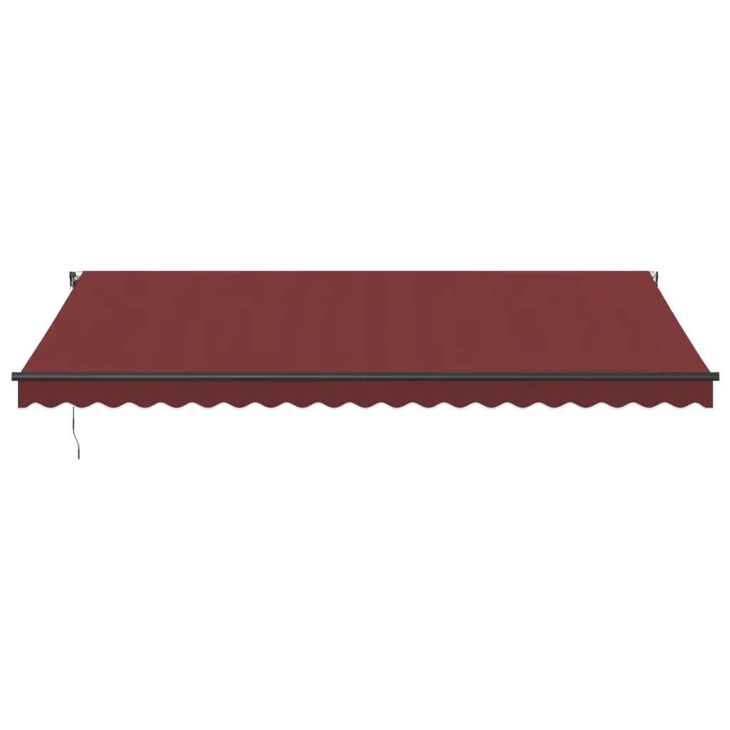 Tenda da Sole Retrattile Automatica Bordò 500x350 cm 3215008 - Image 3