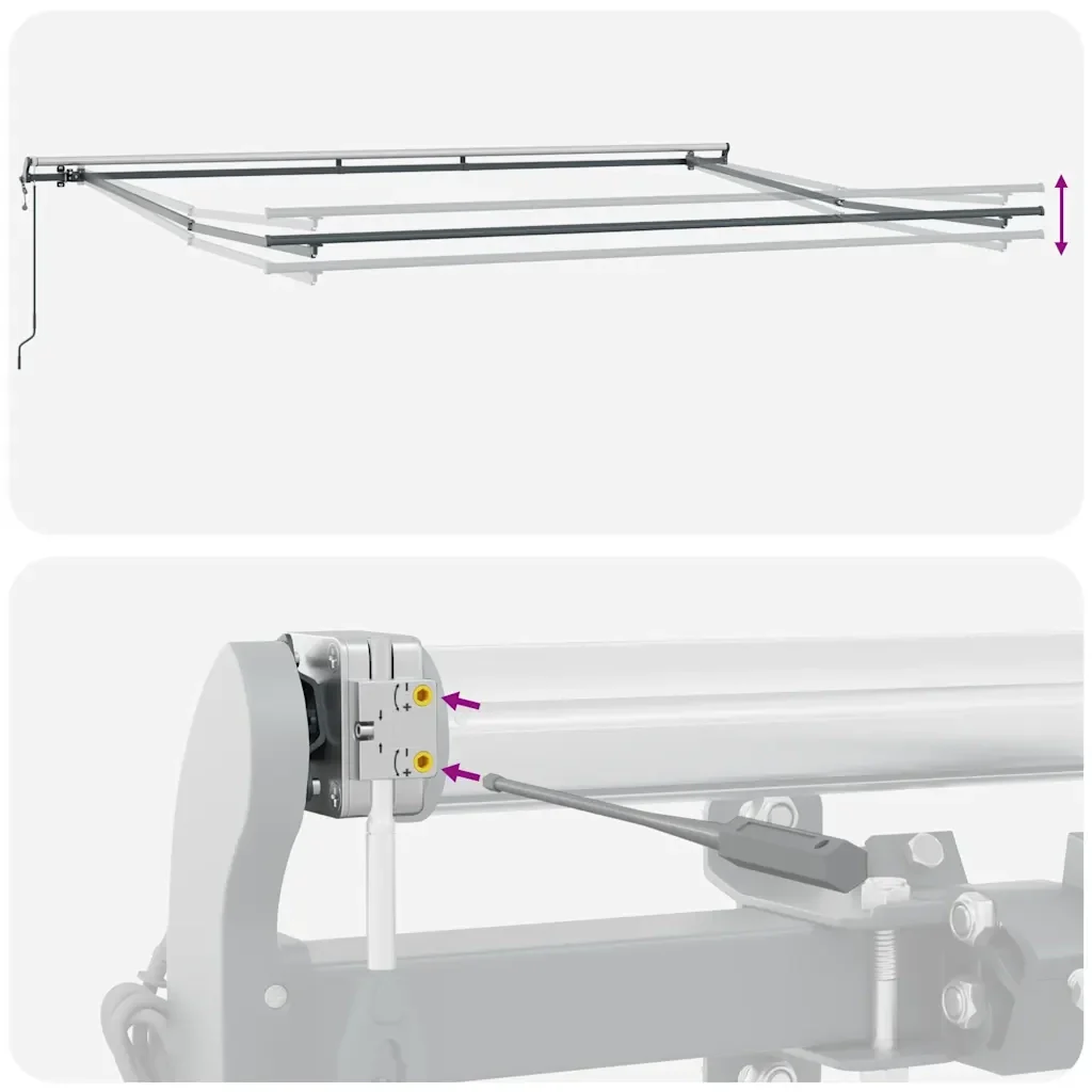 Tenda da Sole Retrattile Automatica Marrone 500x300 cm 3310218 - Image 9