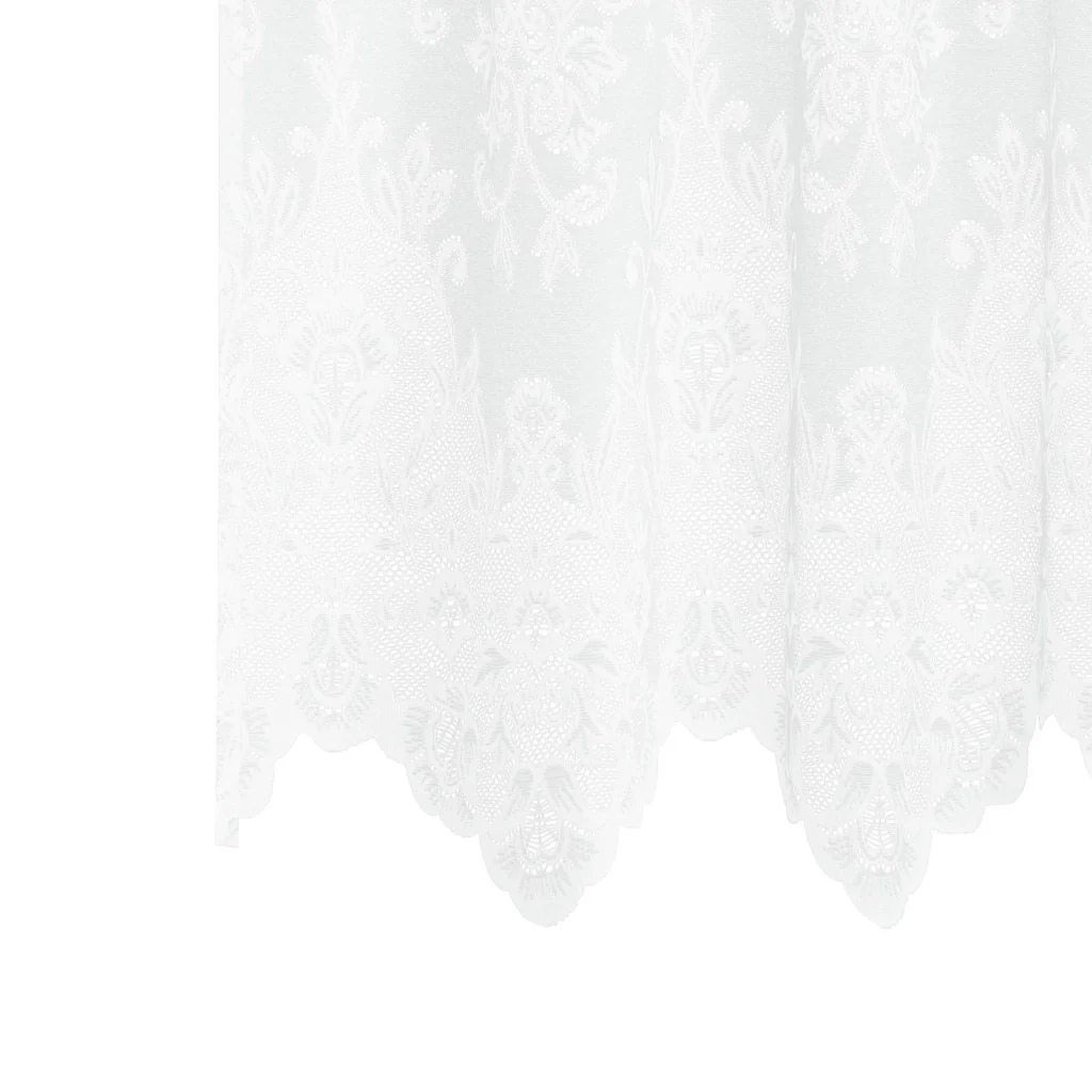 Tenda in Pizzo con tende Bianco 150 x 240 cm Poliestere 4107756 - Image 5