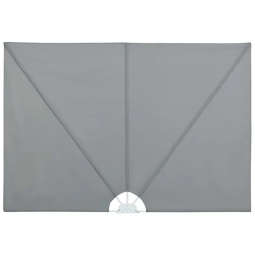 Tenda Laterale per Terrazza Pieghevole Grigio 400x200 cm 44566 - Image 2