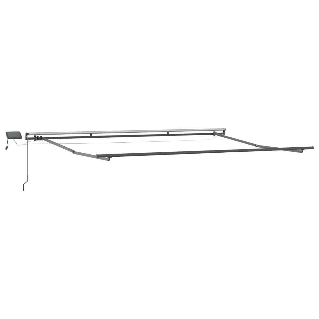 Tenda Manuale Retrattile  con LED Verde e Giallo 450x300 cm - Image 3