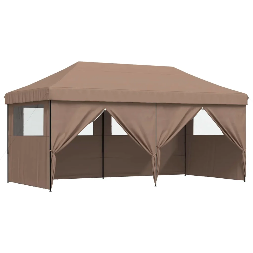 Tenda Party Marrone 292 x 580 x 315 cm Tessuto Oxford - Image 2