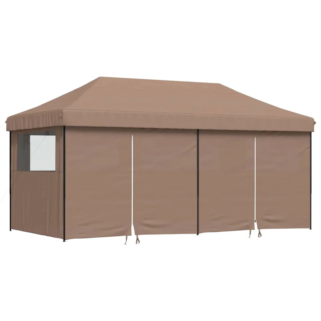 Tenda Party Marrone 292 x 580 x 315 cm Tessuto Oxford 42023669 - Image 3