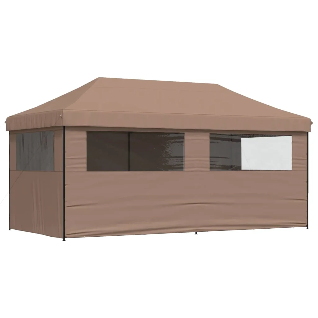 Tenda Party Marrone 292 x 580 x 315 cm Tessuto Oxford - Image 7