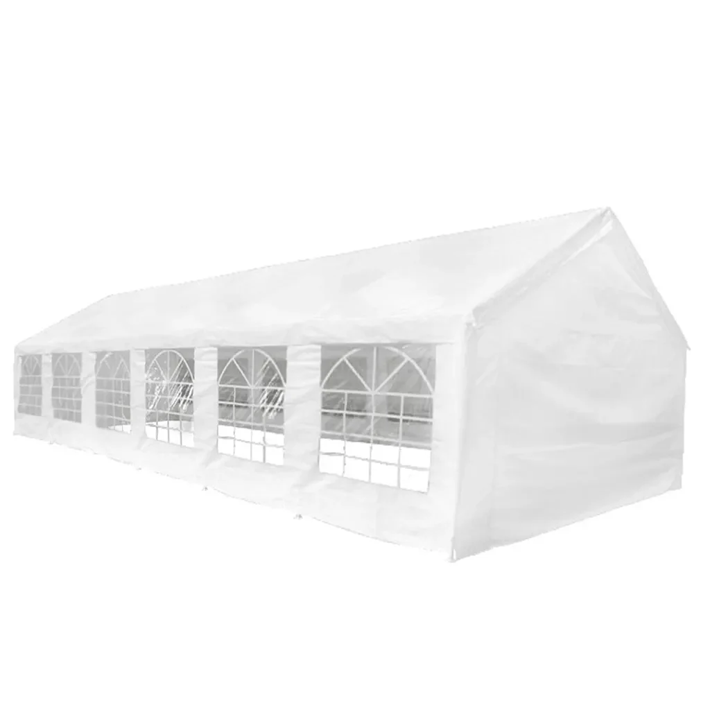 Tenda per Festa da Giardino Bianca 12 x 6 m 271798 - Image 2