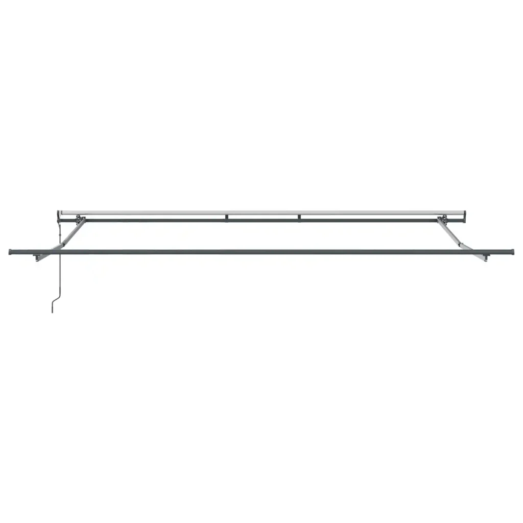 Tenda retrattile Bianco 500 × 300 cm Tessuto e Alluminio 3331357 - Image 7