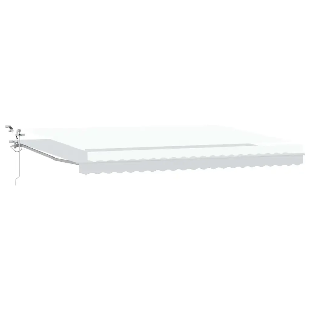 Tenda retrattile Bianco 500 × 350 cm Poliestere 3331536 - Image 2