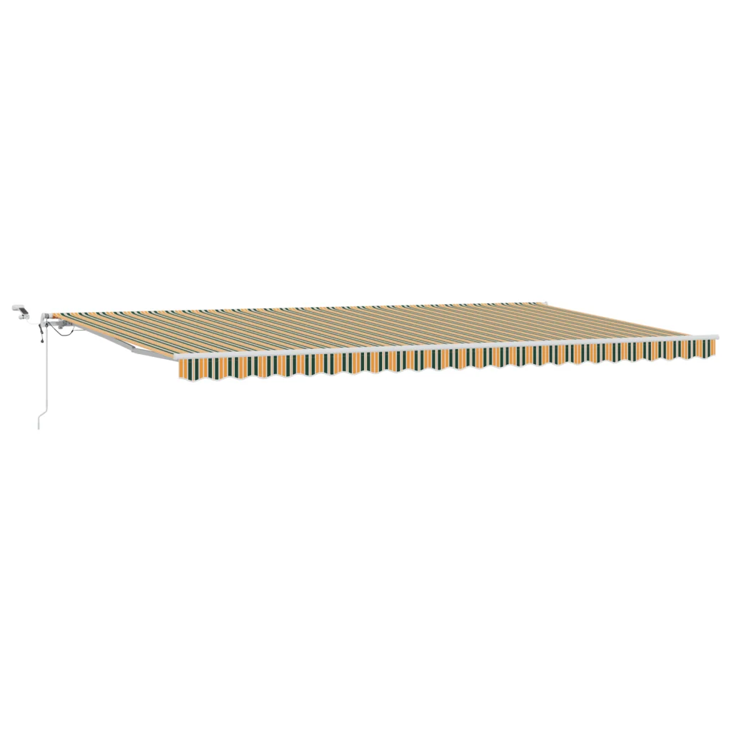 Tenda Retrattile Automatica  con LED Verde e Giallo 600x300 cm - Image 2