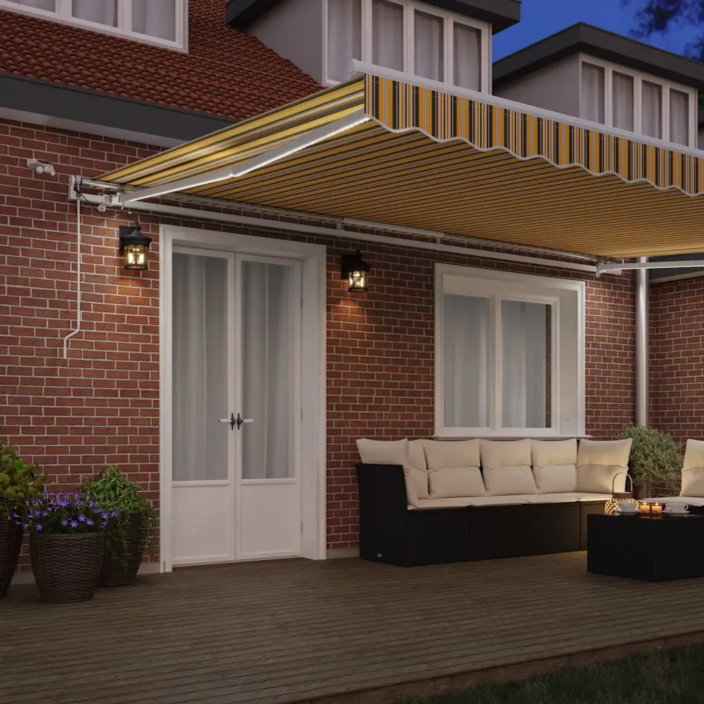 Tenda retrattile Multicolore 500 × 350 cm Poliestere 3331512 - Image 3