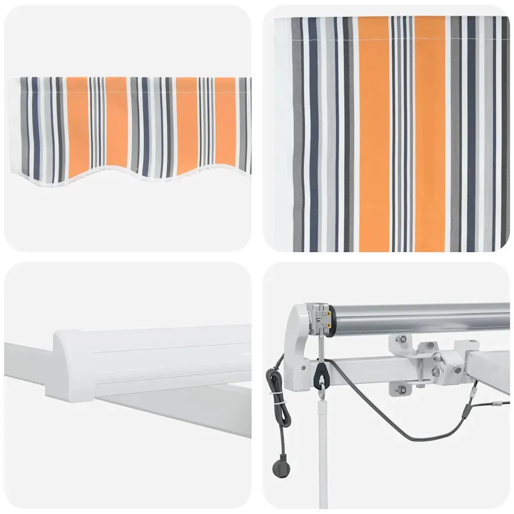 Tenda retrattile Multicolore 500 × 350 cm Poliestere 3331504 - Image 10