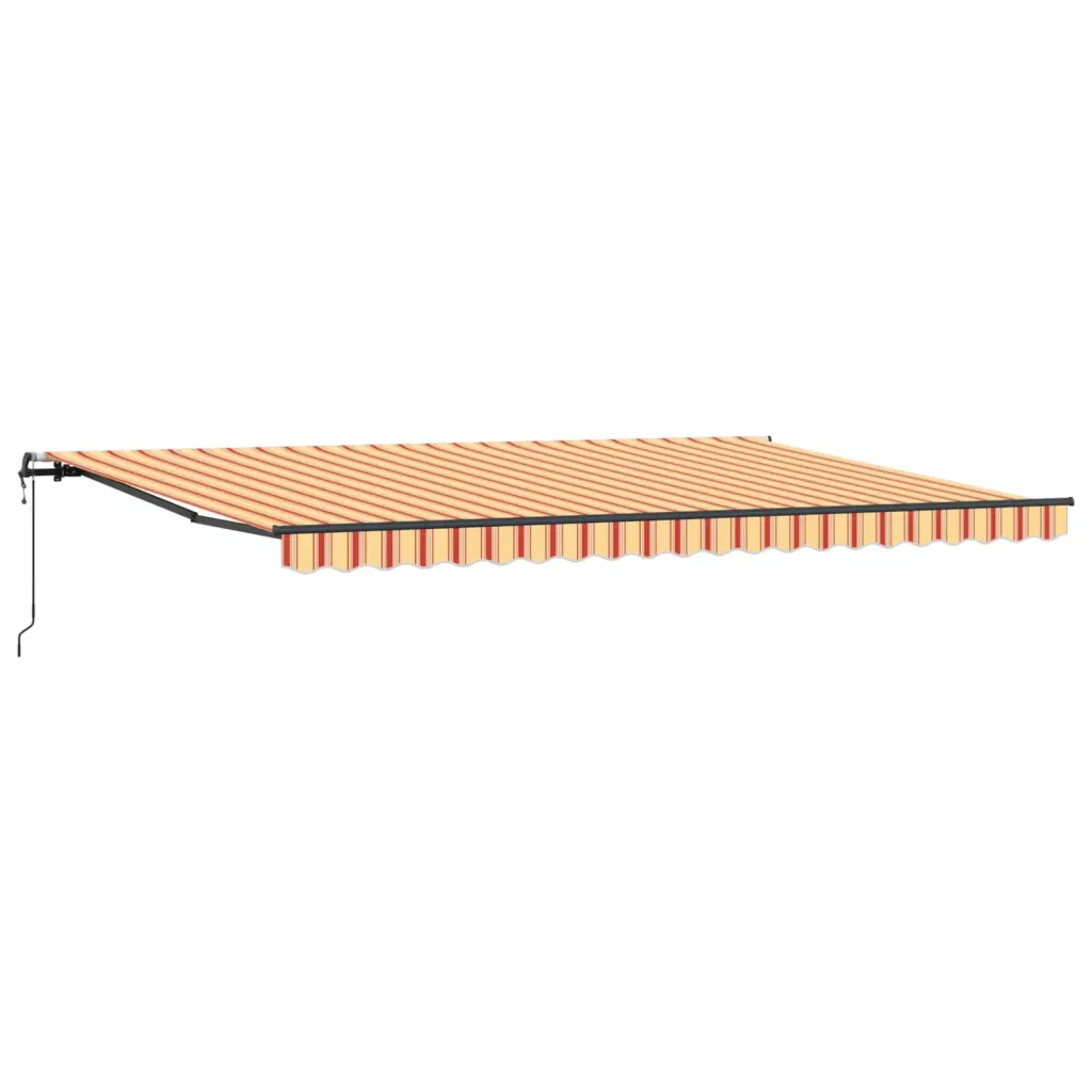 Tenda retrattile Giallo e Arancione 500 × 300 cm 3331249 - Image 2
