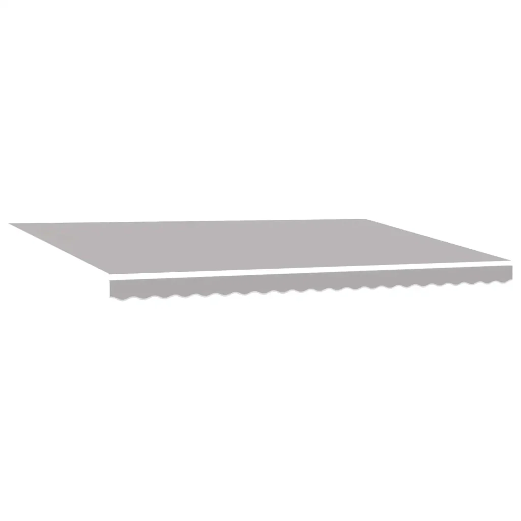 Tenda retrattile Grigio Chiaro 500 × 300 cm Tessuto e Alluminio 3331375 - Image 4