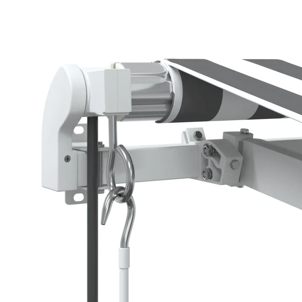 Tenda Retrattile Automatica LED Antracite e Bianco 500x350 cm 3215803 - Image 8