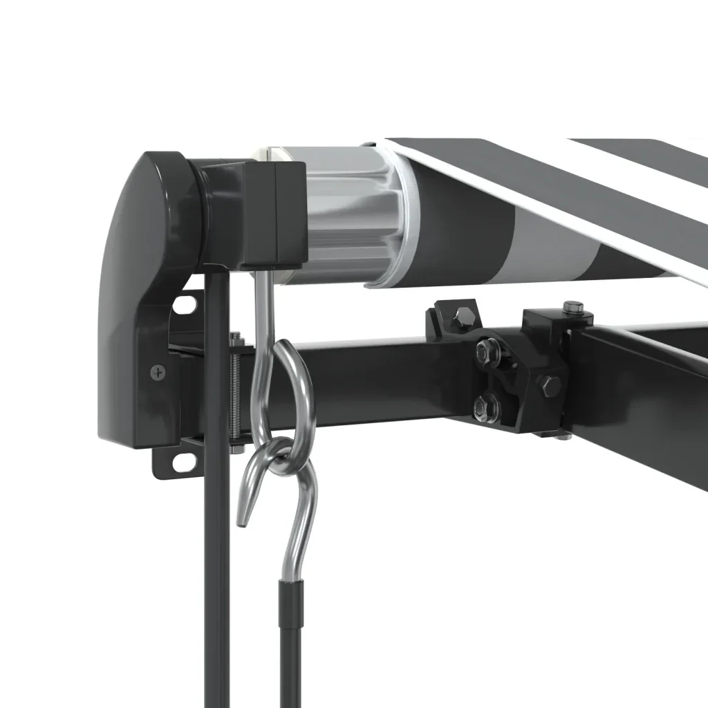 Tenda Retrattile Automatica LED Antracite e Bianco 600x350 cm 3215822 - Image 7
