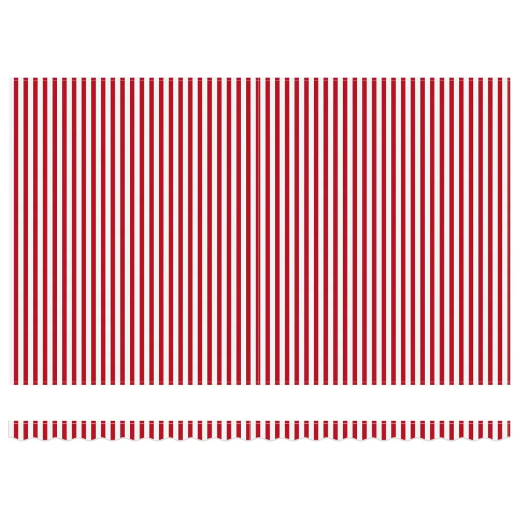 Tenda retrattile Rosso e Bianco 500 × 300 cm 3331267 - Image 6