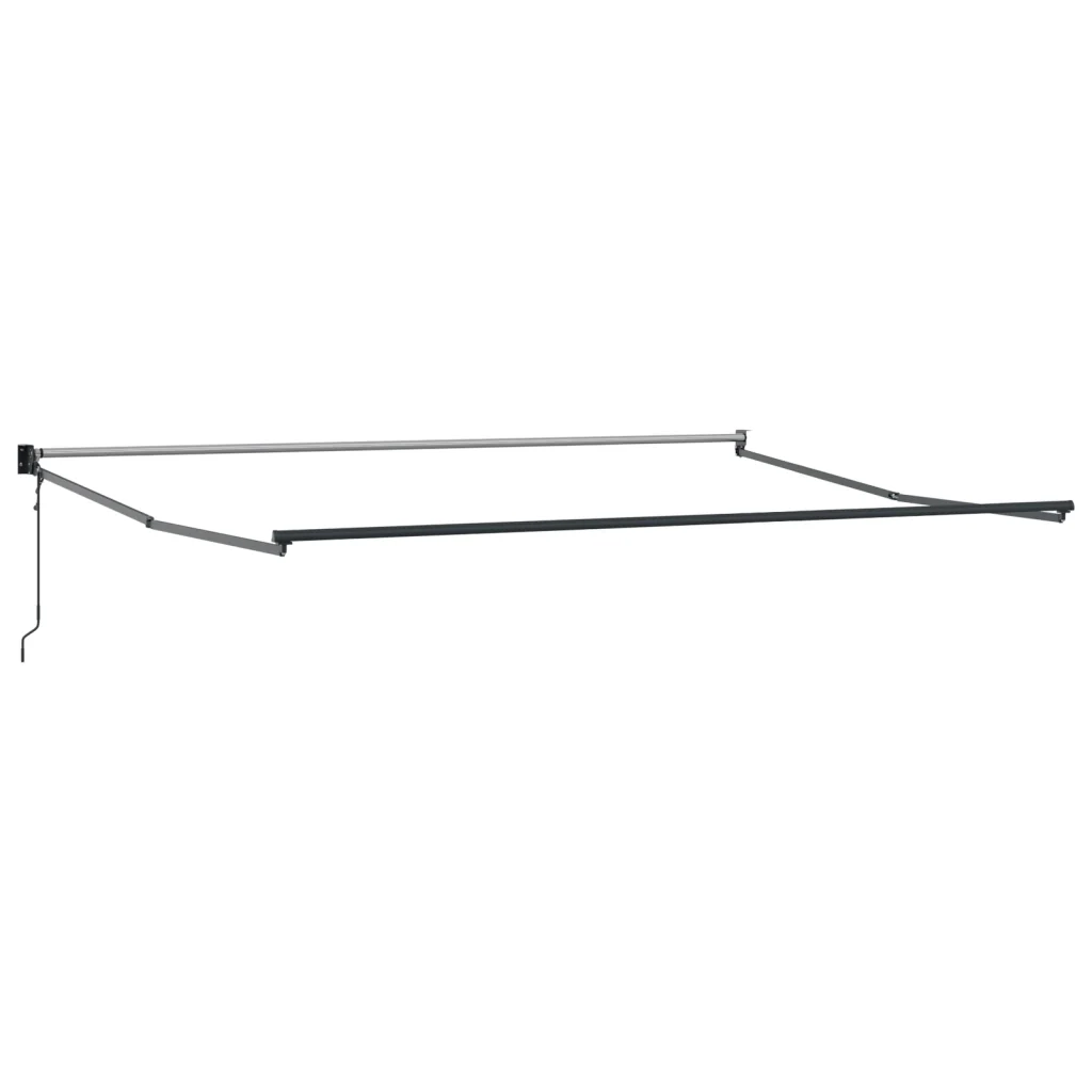 Tenda Retrattile Automatica Striscia Rossa e Bianca 450x300 cm - Image 5