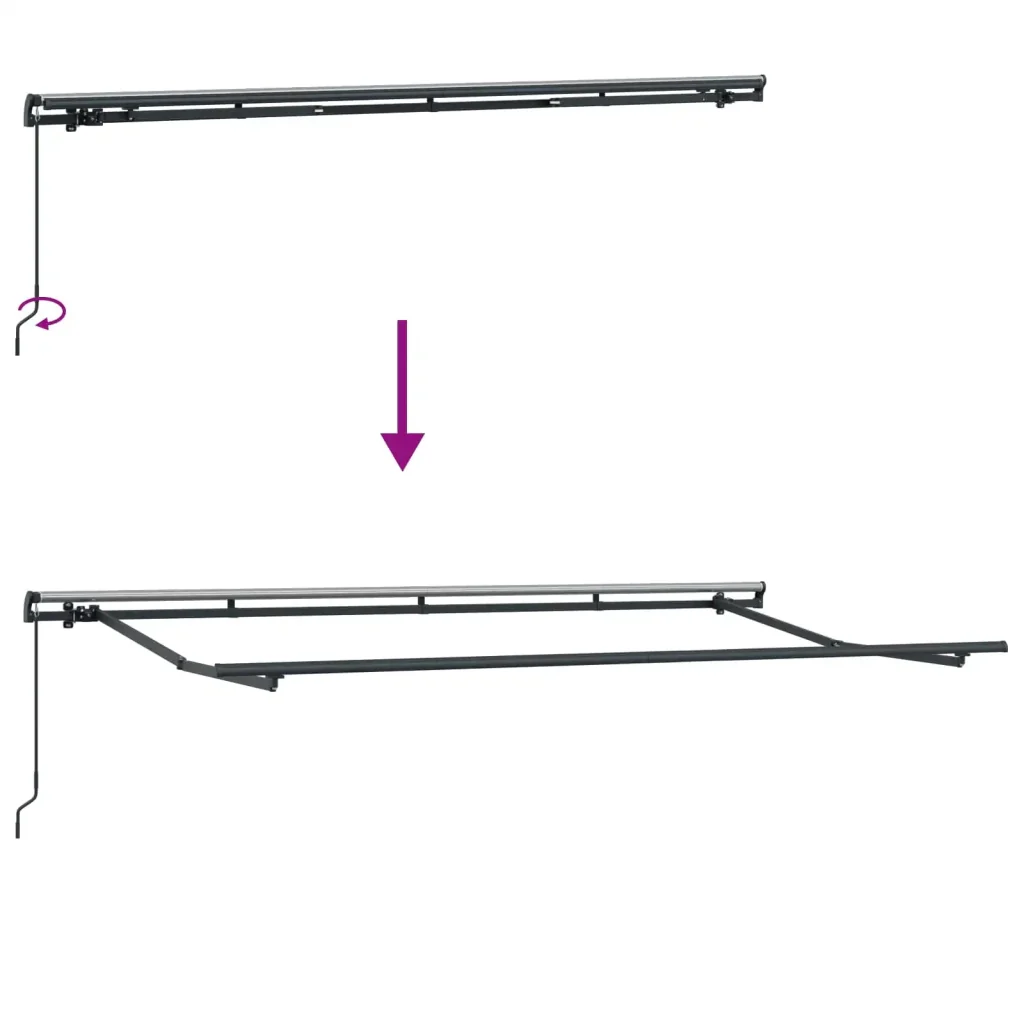 Tenda Retrattile Giallo 350 x 200 cm Tessuto 3329646 - Image 9