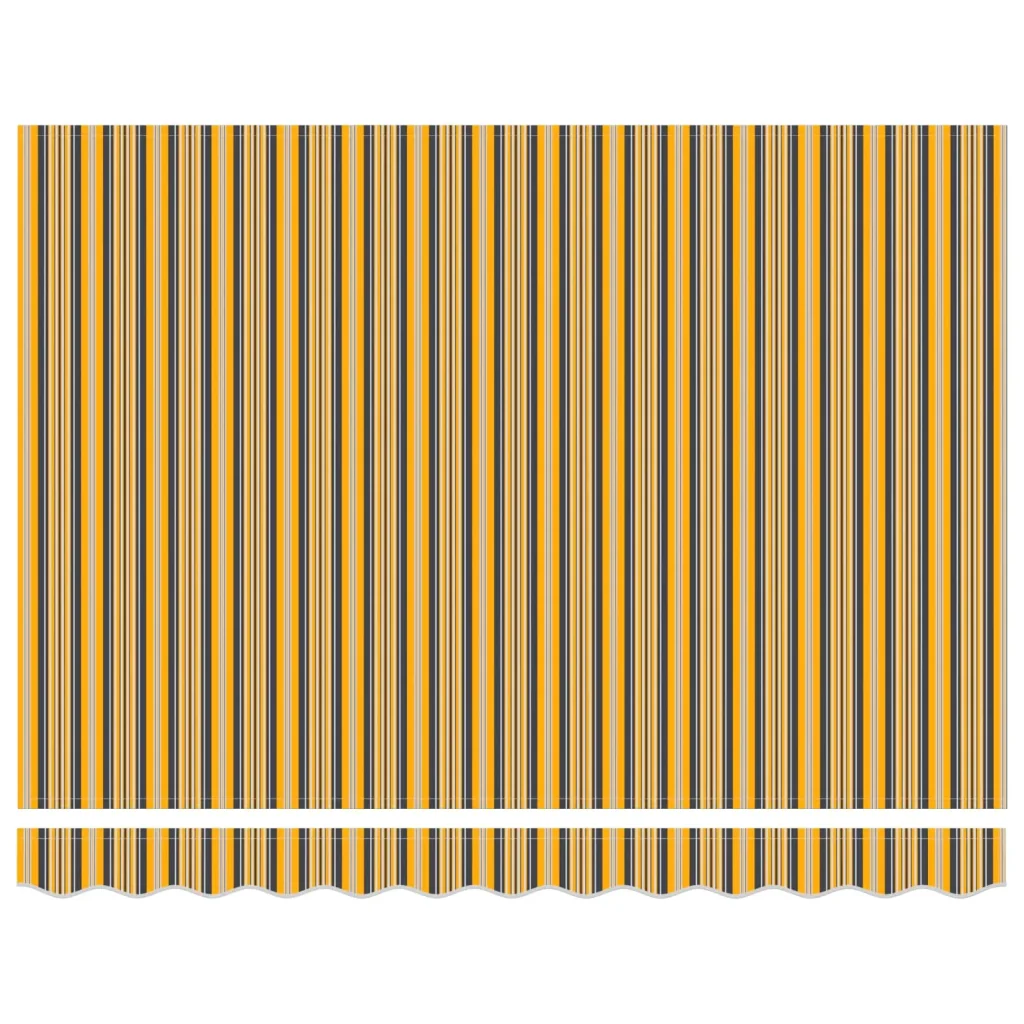 Tenda retrattile Giallo, Grigio e Bianco 3,5 x 2 m 3419067 - Image 6