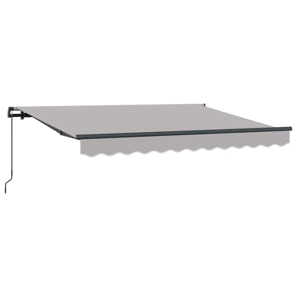 Tenda Retrattile Grigio chiaro 250 x 200 cm Tessuto 3329442 - Image 4
