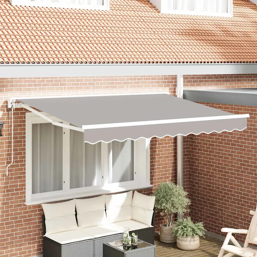 Struttura della tenda Grigio chiaro 250 x 200 cm 3329440