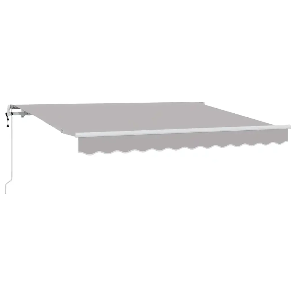 Tenda Retrattile Grigio chiaro 300 x 200 cm Tessuto 3329587 - Image 2