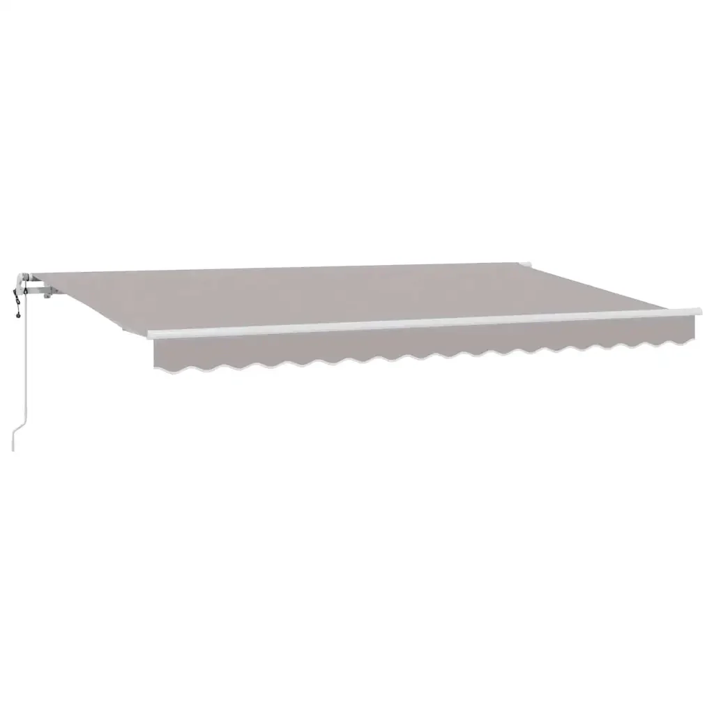 Tenda Retrattile Grigio chiaro 400 x 200 cm Tessuto 3329875 - Image 2