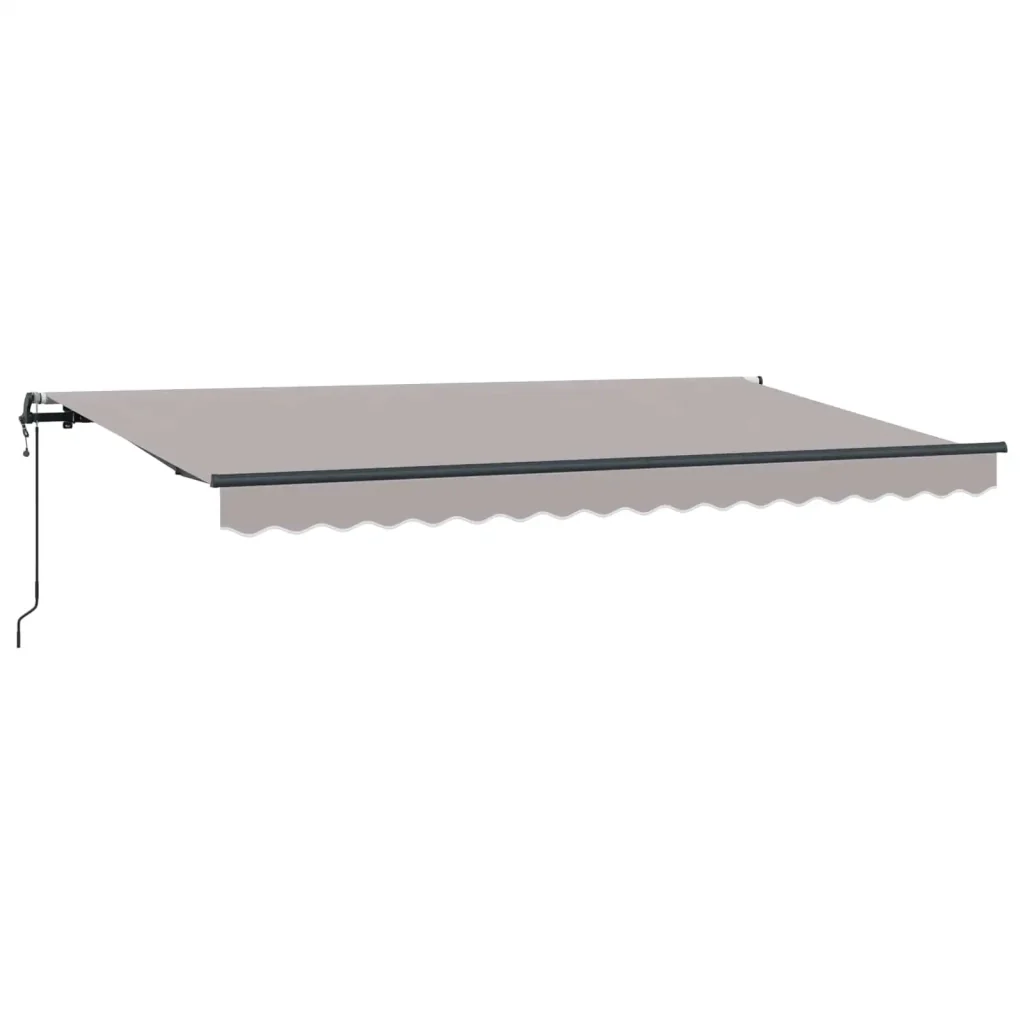 Tenda Retrattile Grigio chiaro 400 x 200 cm Tessuto 3329876 - Image 2