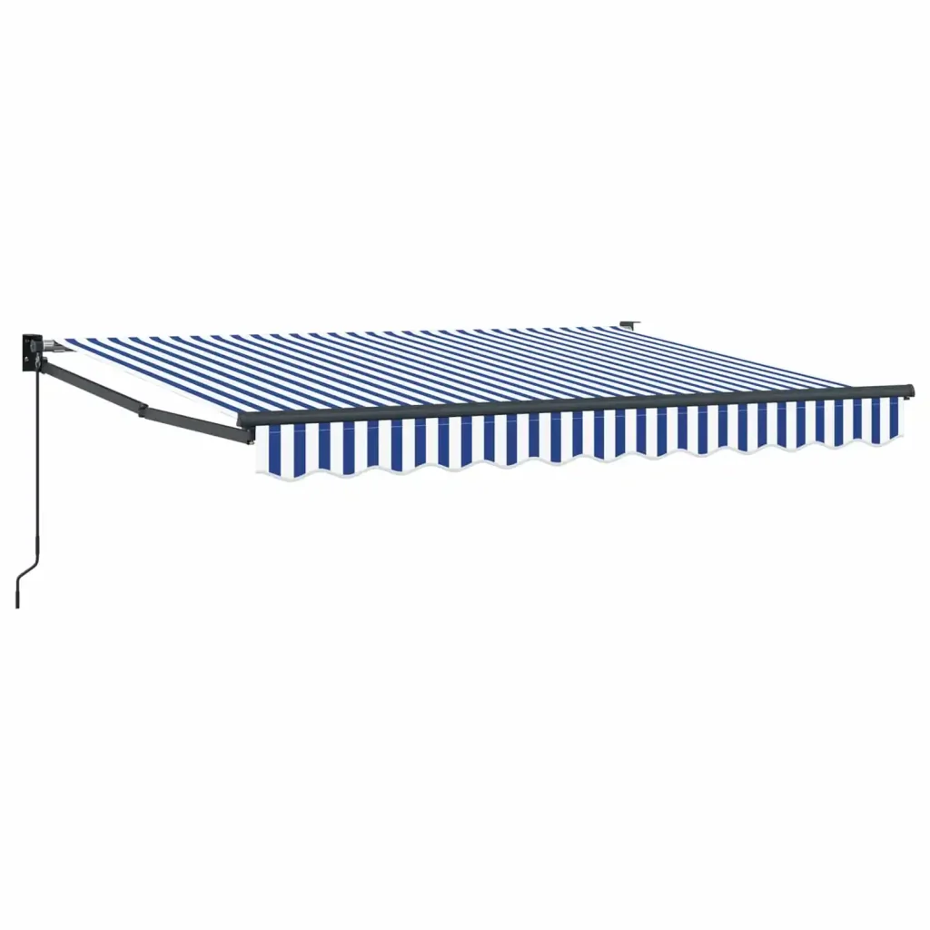 Tenda retrattile Blu e Bianco 3,5 x 2 m 3419056 - Image 2