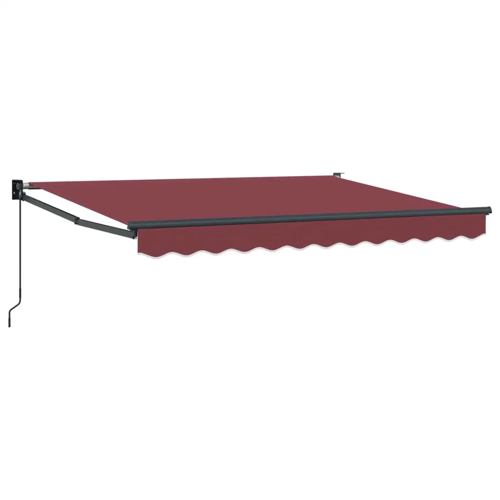 Tenda retrattile Borgogna 3,5 x 2 m 100% Poliestere e Alluminio 3419061 - Image 2