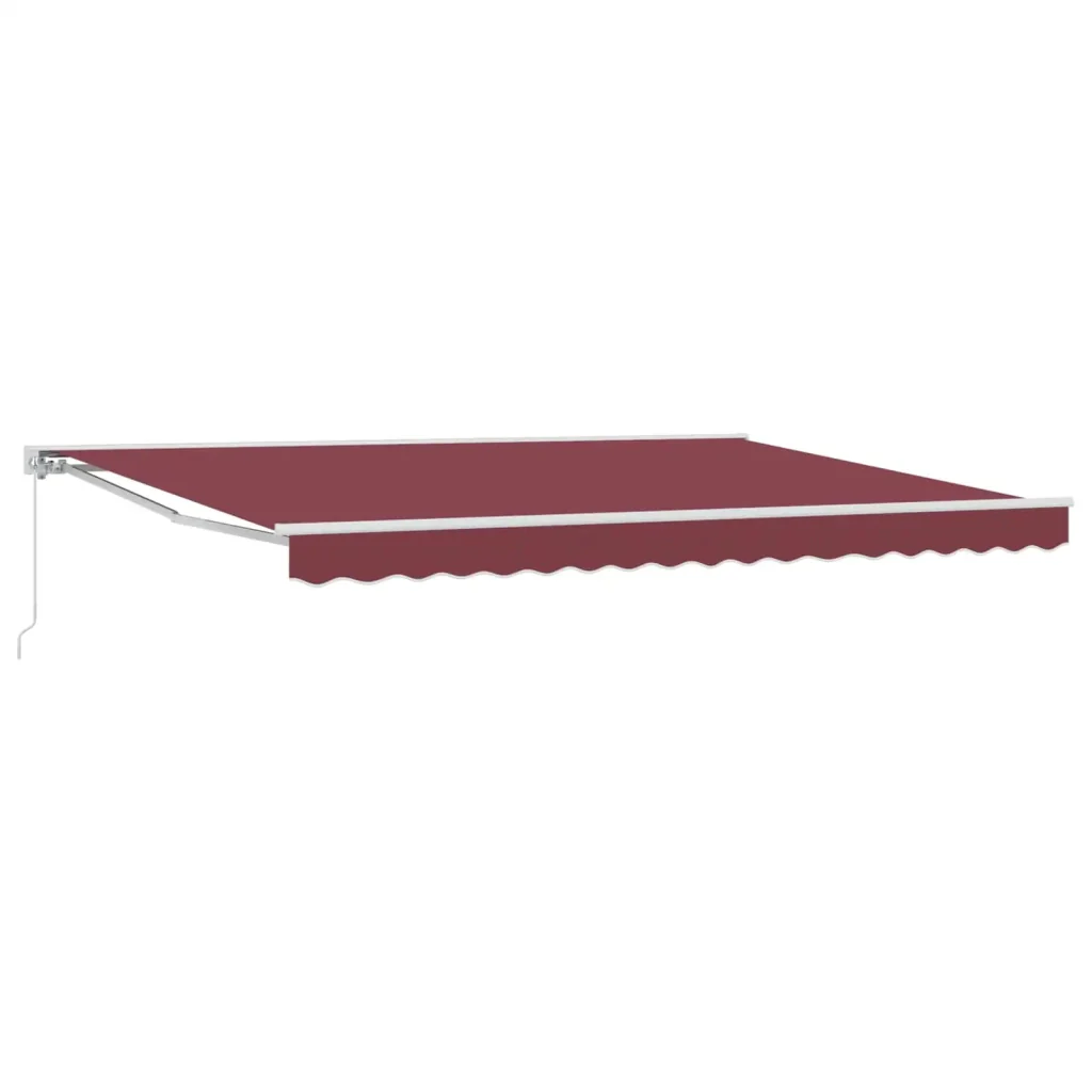 Tenda retrattile manuale Borgogna 5 × 3,5 m - Image 2