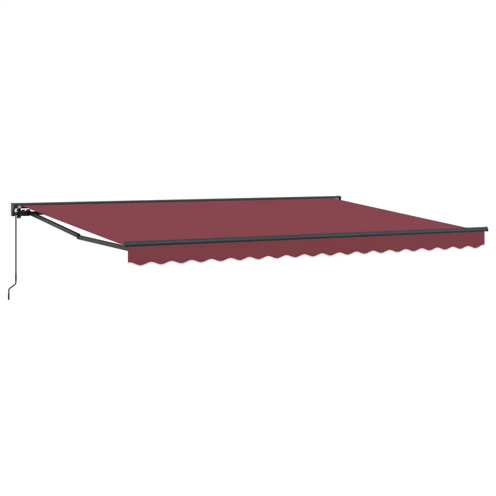 Tenda retrattile manuale Borgogna 5 × 3,5 m 3420482 - Image 2