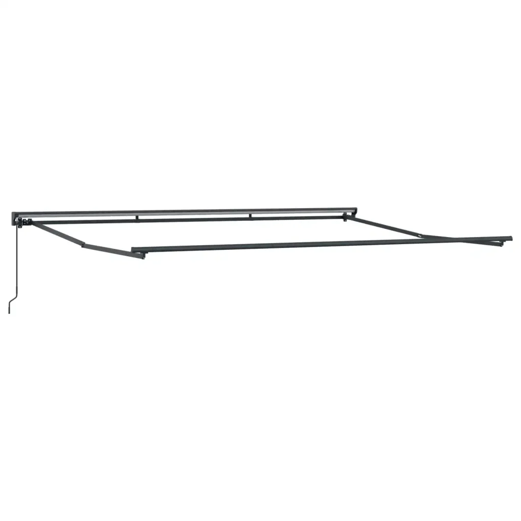 Tenda retrattile manuale Borgogna 5 × 3,5 m 3420482 - Image 3