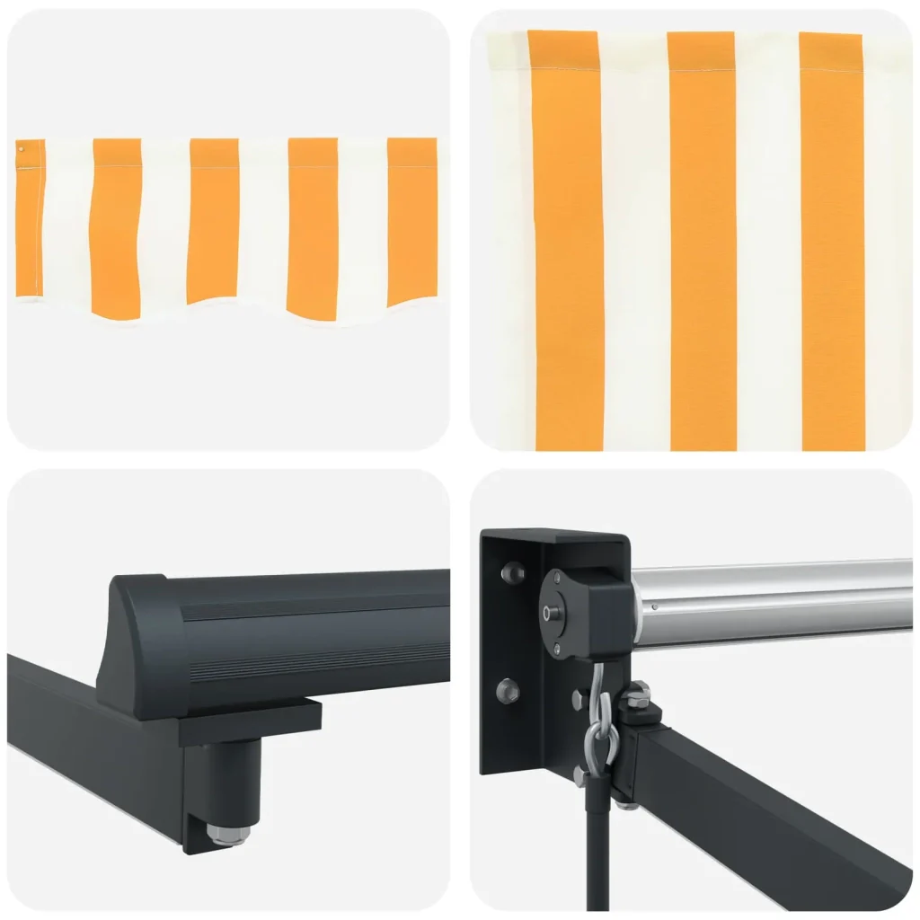 Tenda retrattile manuale con LED 3,5 x 2 m - Image 9