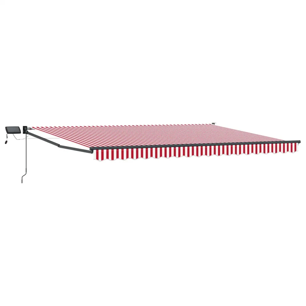 Tenda retrattile manuale con LED 4,5 × 3 m - Image 2