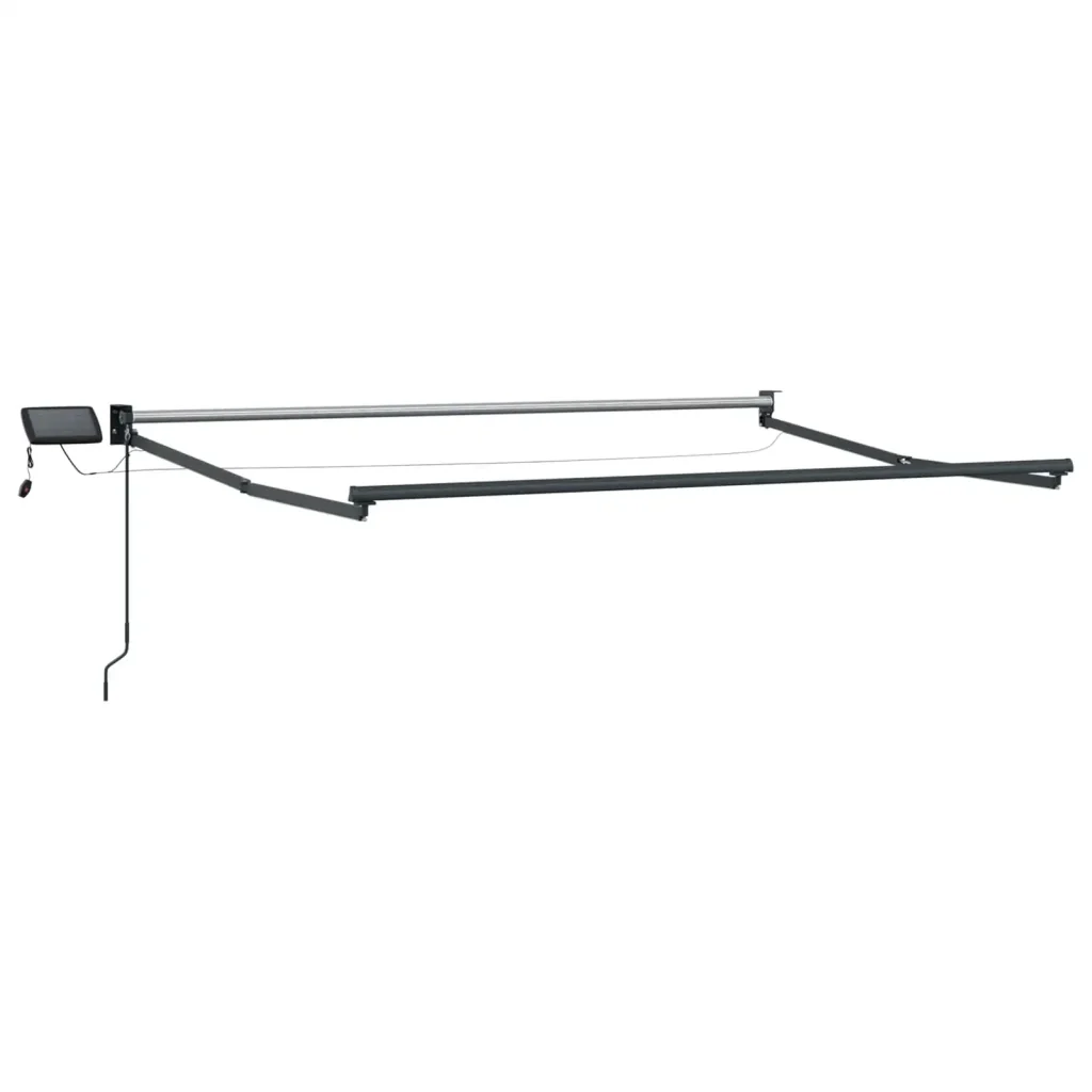 Tenda retrattile manuale con LED 3,5 x 2 m 3419381 - Image 4