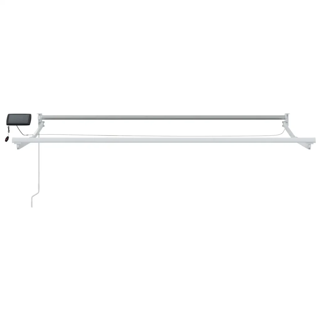 Tenda retrattile manuale con LED Giallo e Bianco 3,5 x 2 m - Image 7