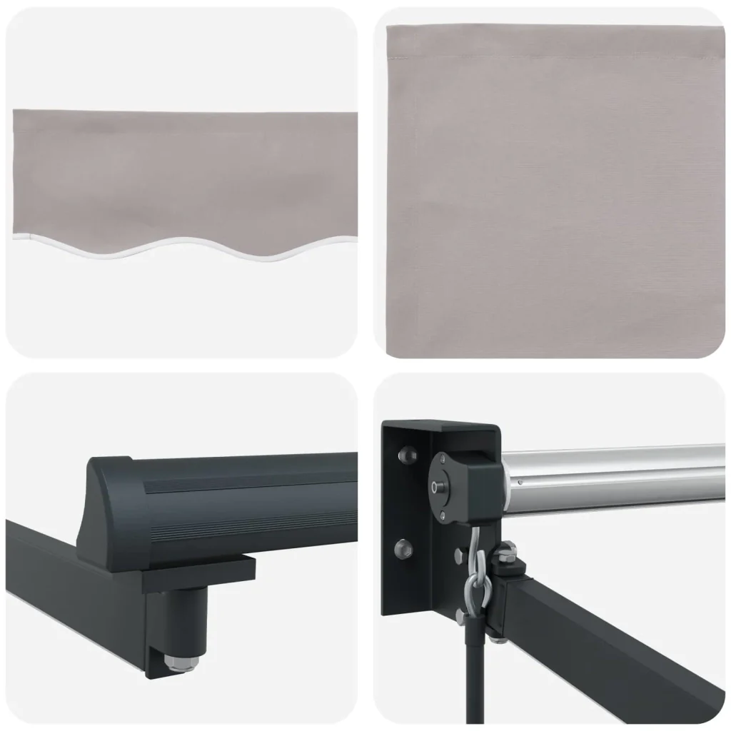 Tenda retrattile manuale con LED 3 x 2 m 3419375 - Image 9